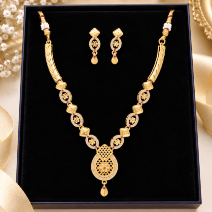 Aura Royal Heritage - Gold Plated Brass Necklace Set